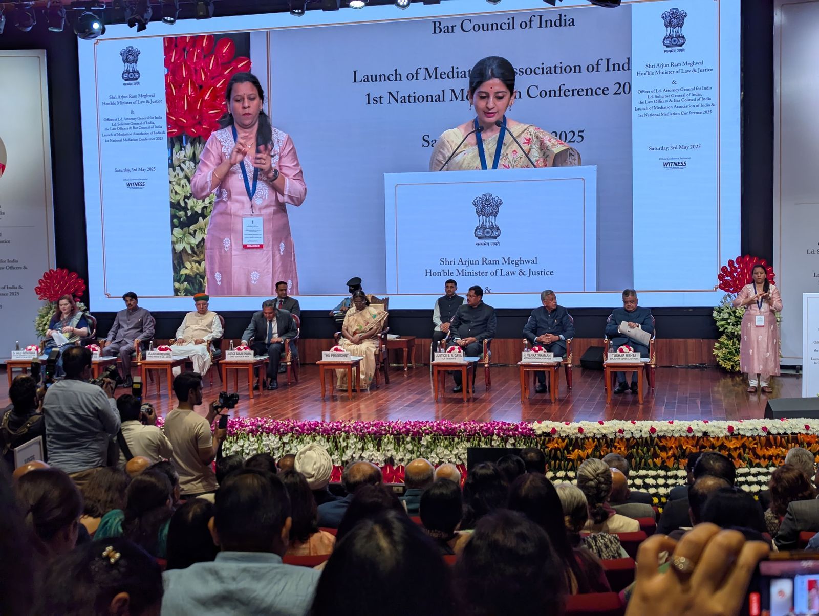 Our Partners represented AQUILAW at this prestigious event. The conference was graced by the presence of the Hon'ble President of India, Smt. Droupadi Murmu, and the Hon'ble Chief Justice of India, Justice Sanjiv Khanna