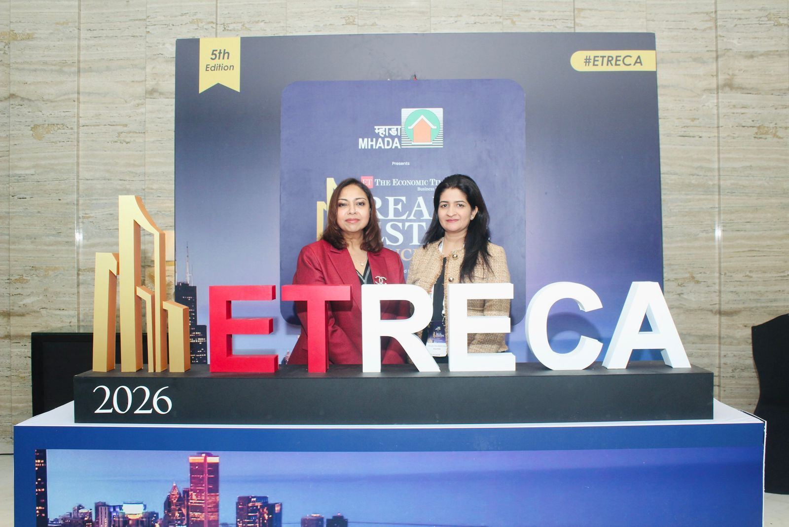 Sucharita Basu and Anuja Mukerji (Thakar) attended The Economic Times Real Estate Conclave 2026 in Mumbai on 25 February 2026.