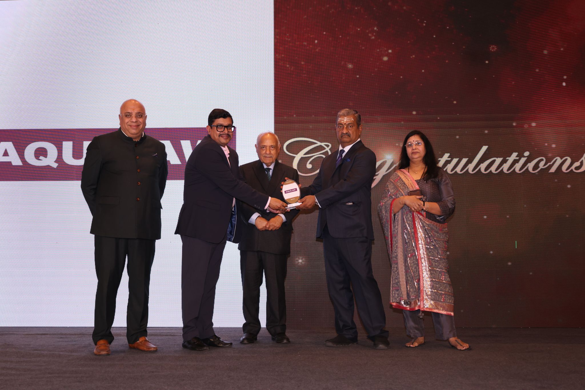 We are delighted to share that AQUILAW has been conferred with the "Tax Law Firm of the Year – Outstanding Achiever" award at the 6th Edition of the BW Legal World Global Legal Summit and Legal Leaders Awards 2024–25.